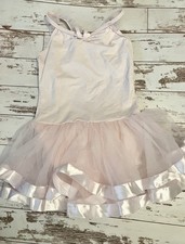 Revolution Dancewear Girls Sz M ballet Leotard Light Pink With Skirt