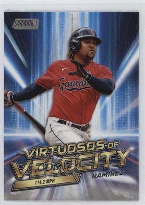 2023 Topps Stadium Club Virtuosos of Velocity Jose Ramirez José Ramírez 11ur