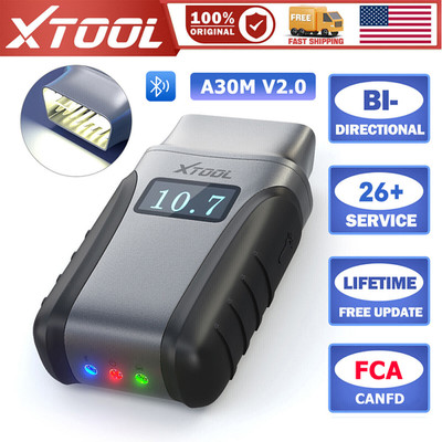 2026 XTOOL A30M V2.0 Wireless OBD2 Bidirectional Scanner Full System Diagnostic