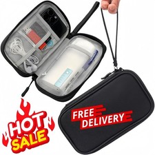 Travel Cable Organizer Pouch Electronic Accessories Carry Case Water Resistant O