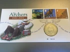 GB STAMPS ROYAL MINT/MAIL COIN FIRST DAY COVER 2001 ARCHERS MEDALLION