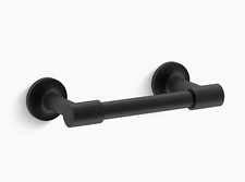New Kohler K-14377-BL Purist  Toilet Paper Holder, Matte Black
