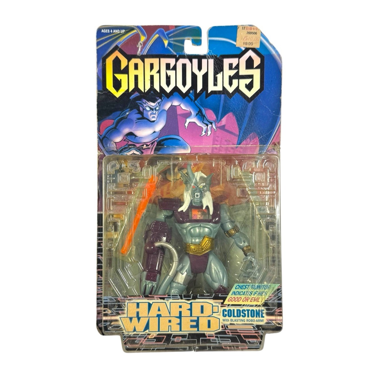 Vintage Gargoyles Hard Wired ColdStone Kenner 1996 Action Figure