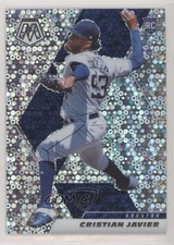 2021 Panini Mosaic Rookie Quick Pitch Silver Prizm Cristian Javier #255 no9