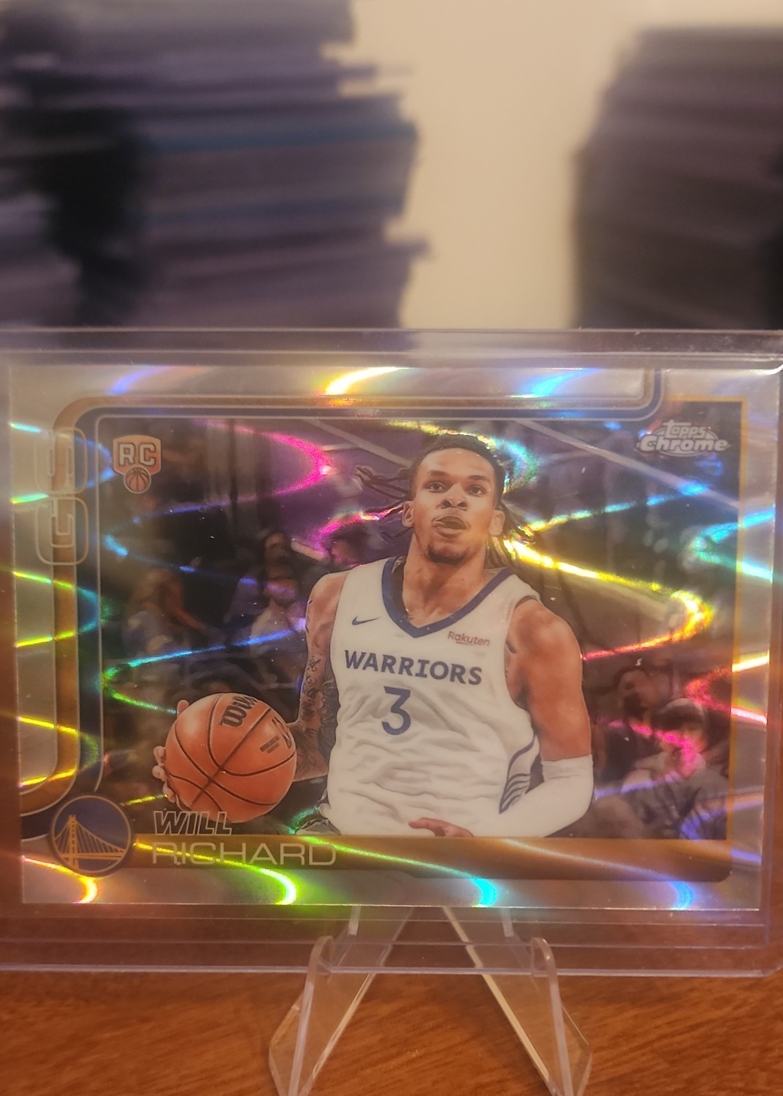 2025-26 Topps Chrome - Will Richard #287 RayWave Refractor (RC)