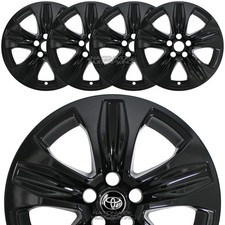 Cubiertas de llanta 4 para Toyota Highlander XLE 2020-2025 negras de 18"