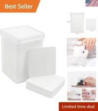 Compact Cotton Glue Wipes - 200pcs for Eyelash & Nail Polish with Convenience