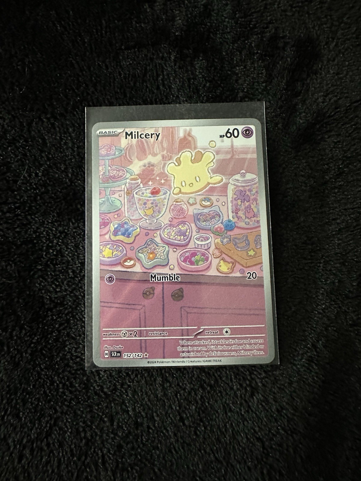 Milcery Illustration Rare 152/142 Stellar Crown - NM