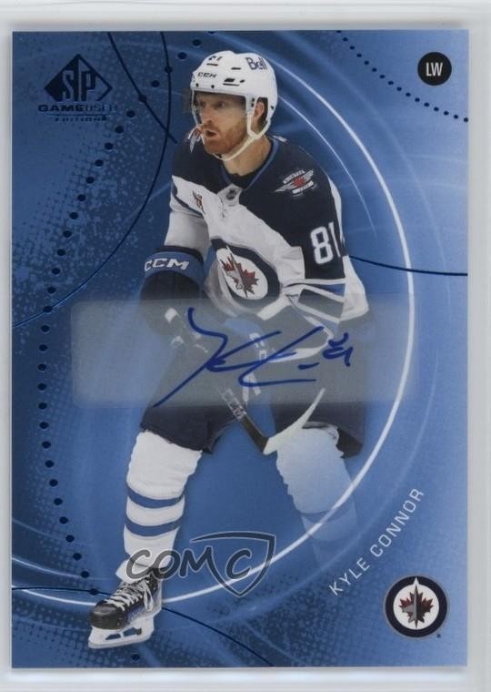 2025-26 Upper Deck SP Game Used Edition Blue Auto Kyle Connor #177