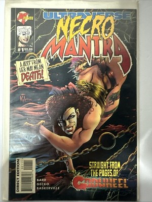Malibu Comics Ultraverse Necro Mantra 1995 Issue #1 Comic Book
