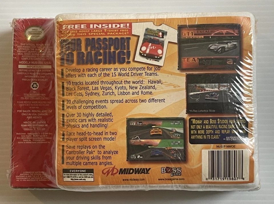 World Driver Championship n64 Variant T-Shirt - Image 3 of 3