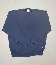 Vintage 90s Jerzees Made in USA Heavy XL Navy Sweatshirt Z Sport NuBlend blank