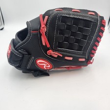 Rawlings Playmaker Series PM110GBS Baseball Glove 11" Black Red Gray RHT EUC