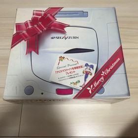 Sega Saturn White Console 3D Multi Controller W/ Christmas Nights SEGA Box