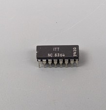 (12) ITT NC 6364 ICs, DIP16