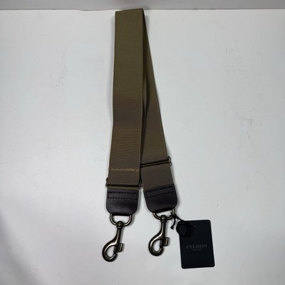 Filson Nylon Webbing Strap Dark Tan Made In USA