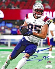 Hunter Henry New England Patriots Hand Signed Autographed 8x10 Photo Coa JSA