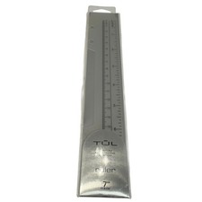 TUL Custom Note-Taking System Ruler 7  17.8cm Clear Plastic Bookmark Straight
