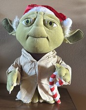 Star Wars Jedi Master Santa Yoda 19  Plush/Stuffed Animal Lucas Films Christmas