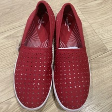 Cloud steppers By Clarks Women 3-in-1 Breeze Lily Comfort Red Shoes Size 12