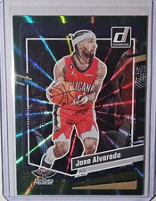 2023-24 Panini Donruss Jose Alvarado #77 Green Laser Holo Pelicans Knicks 🔥