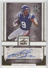2022 Leaf Ultimate Draft Gold 9/99 Jerrion Ealy #BA-JE1 Auto 0u66