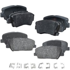 Front and Rear NAO Brake Pad Set For 2013-2015 Hyundai Veloster