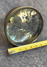 VINTAGE LARGE BRASS NAUTICAL ASTRONOMICAL TELESCOPE LIGHTHOUSE PROJECTOR LENS