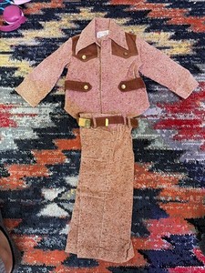VINTAGE 1970's Good Lad 2 PIECE WESTERN LEISURE SUIT
