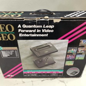 SNK Neo Geo AES Console Home System Japan Tested Working W/Box