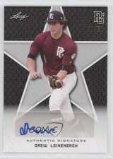 2020 Leaf Perfect Game National Showcase /50 Drew Leinenbach #BA-DL2 Auto nd3