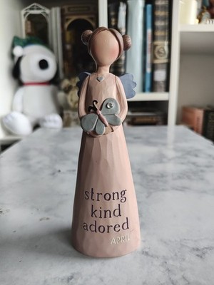 April Birthstone Ceramic Figure By B. Lloyd