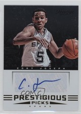 2012-13 Prestige Prestigious Picks Signatures Cory Joseph #26 Rookie Auto RC u0h