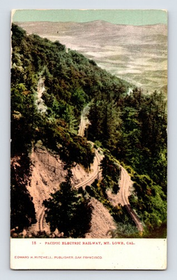 #ad #ad Vintage Pacific Electric Railway Mt. Lowe California Pre 1907 Postcard Undivided $4.00