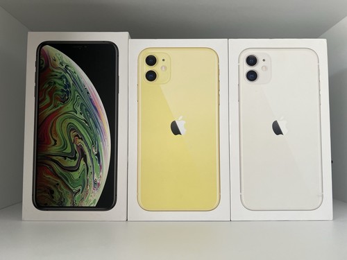 3x Empty iPhone Box Bundle 2x iPhone 11 1x Iphone Xs Max