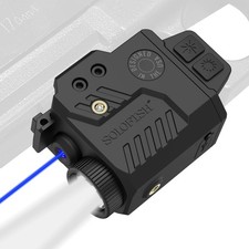 Solofish 800 Lumens Adjustable Pistol Light Laser Blue Combo
