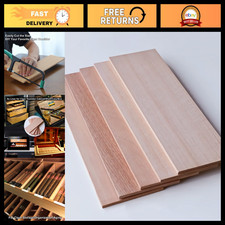5 Pack Spanish Cedar Wood Planks for Cigar Humidor - 12" x 4" x 1/4" - Premium Q