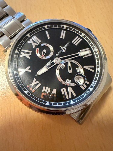 Ulysse Nardin Marine Men's Black Watch - 1183-122-7M-42