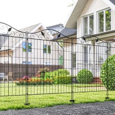  Garden Fence, 4 Pack, 44 in(H) x 12 ft(L) Fo...