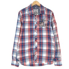 Camp David Men s Checked Flannel Cotton Button-Up Shirt GL4 Size M