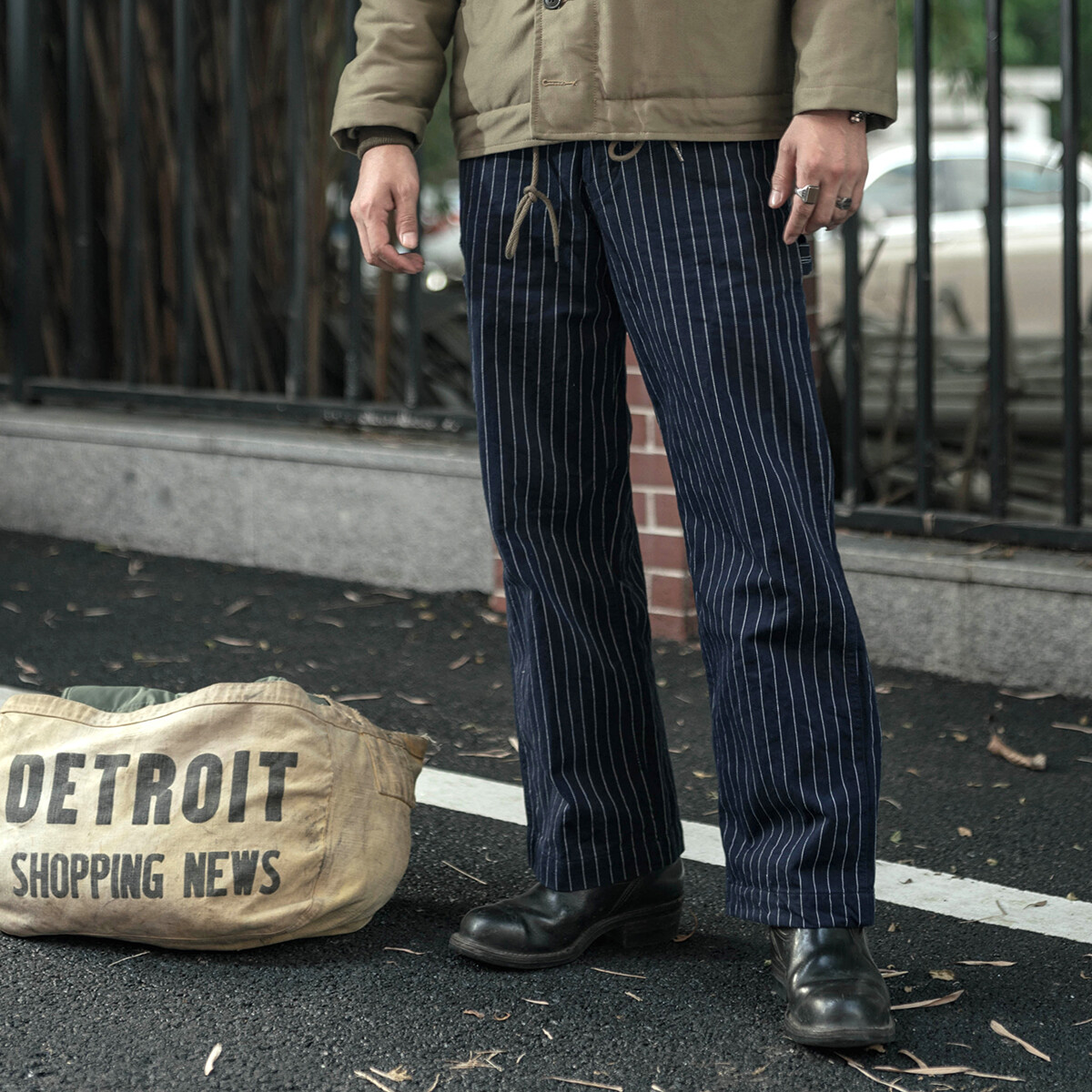 パンツ 40-50s VINTAGE \"StripedPleated Trousers\" il_340x270.4468560725_7k2n.jpg