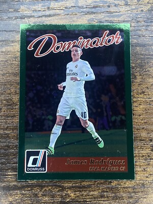 2016-17 Panini Donruss Dominators James Rodriguez #5 Green 
