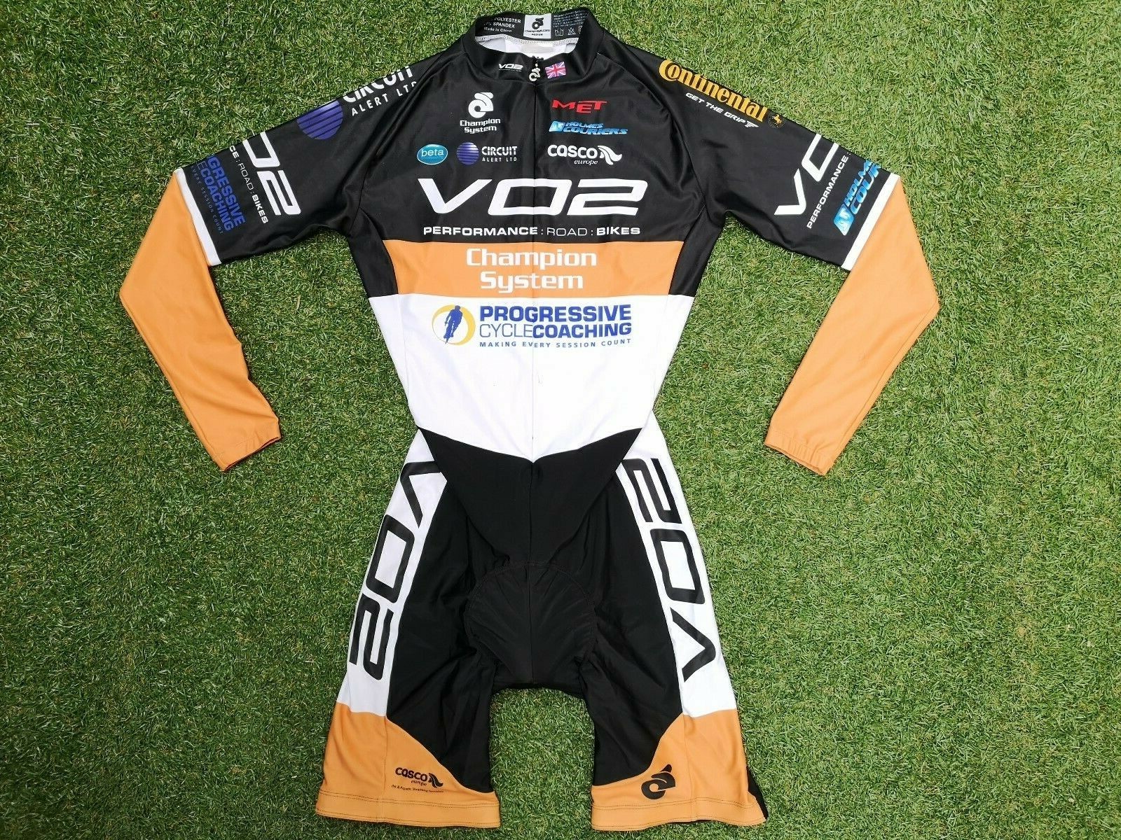 Champion System VO2 Cycling Bike Time Trial TT Aero Speed LS Skin Suit Medium Champion System VO2 Cycling Bike Time Trial TT Aero Speed LS Skin Suit Medium
