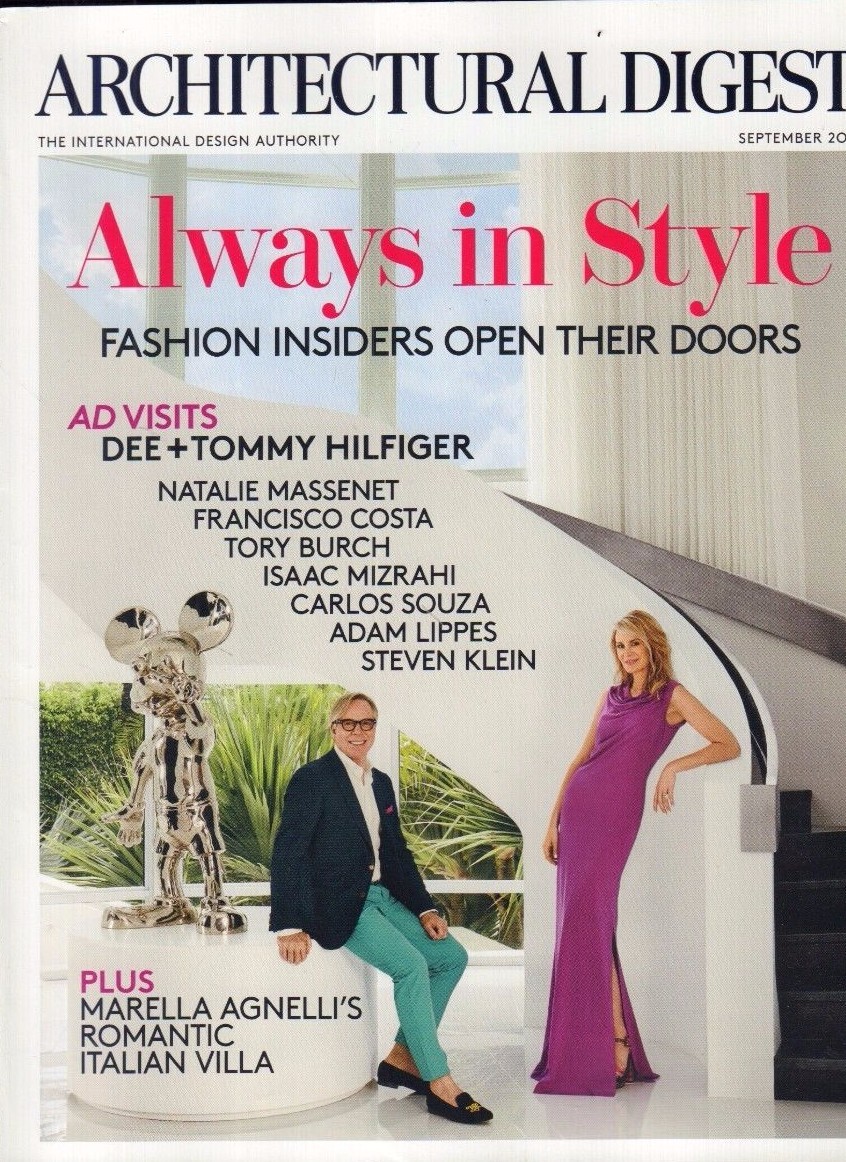 Architectural Digest September 2014 Dee Tommy Hilfiger 021417DBE2