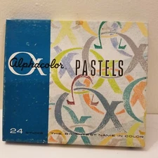 Vintage Alphacolor Pastels 24 Sticks, No. 9-102- 00