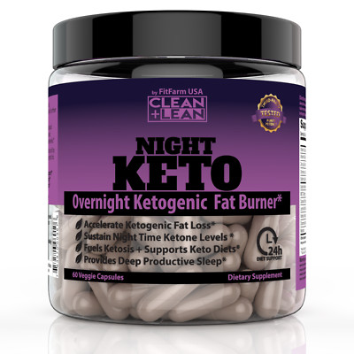 CLEAN+LEAN:  NIGHT KETO - OVERNIGHT KETOGENIC FAT BURNER