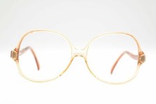 Vintage Terri Brogan 8629 Optyl Orange Oval Glasses Frame Eyeglasses NOS