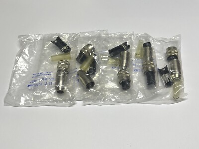5 x Amphenol Tuchel T3361501 Circular DIN Connector 5 Pin Cable Socket