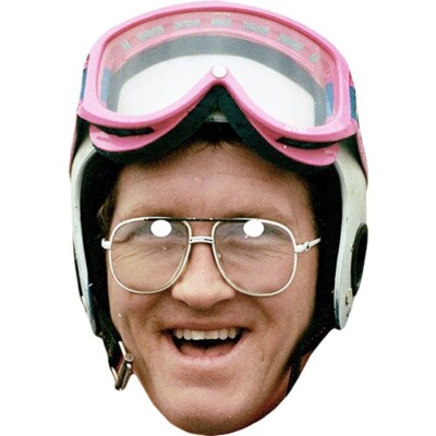 Eddie der Adler Skifahren Promi Karte Gesichtsmaske - Ready To Wear - Kostüm