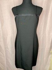 vintage Ann Taylor Loft true y2k little black spaghetti strap cocktail dress